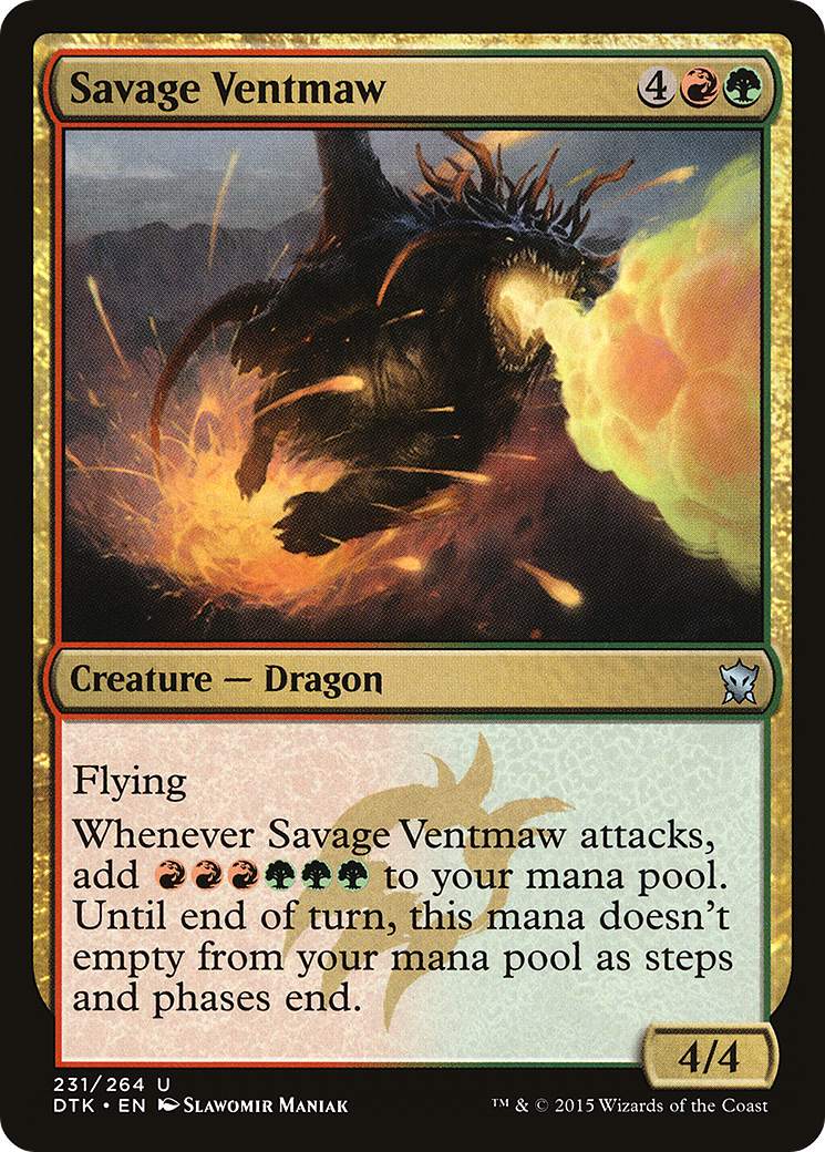 Savage Ventmaw [Dragons of Tarkir] Foil