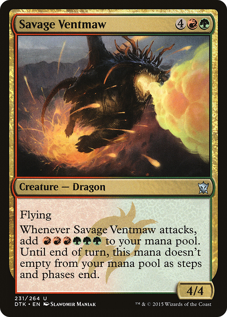 Savage Ventmaw [Dragons of Tarkir] Foil