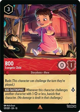 Boo - Energetic Child | Cold Foil (127/207) [Attack of the Vine]