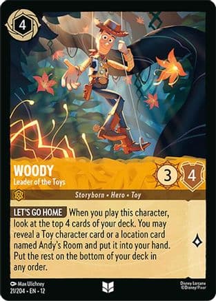 Woody - Leader of the Toys | Cold Foil (21/204) [Wilds Unknown]