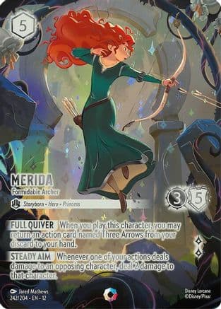 Merida - Formidable Archer (Iconic) | Holofoil (242/204) [Wilds Unknown]
