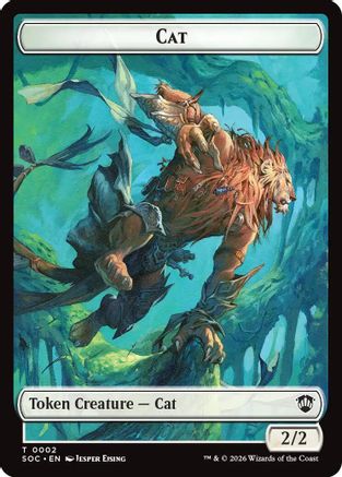 Cat // Inkling (0022) Double-Sided Token |  (2 // 22) [Commander: Secrets of Strixhaven]