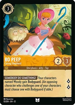 Bo Peep - Caring Shepherd | Cold Foil (13/204) [Wilds Unknown]