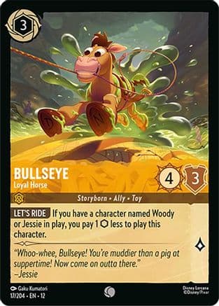 Bullseye - Loyal Horse | Cold Foil (17/204) [Wilds Unknown]