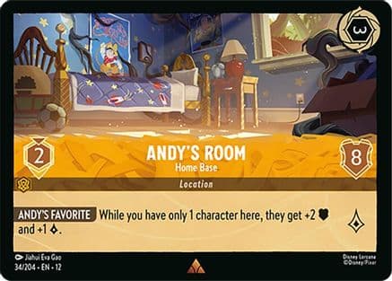 Andy's Room - Home Base | Cold Foil (34/204) [Wilds Unknown]