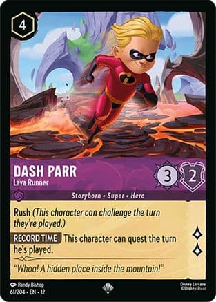 Dash Parr - Lava Runner | Cold Foil (61/204) [Wilds Unknown]