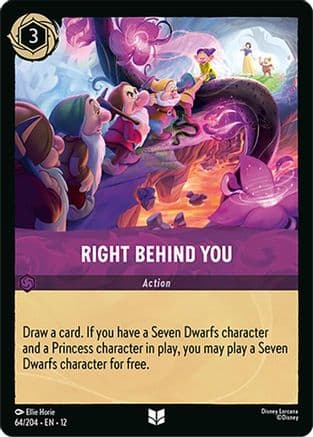 Right Behind You | Cold Foil (64/204) [Wilds Unknown]