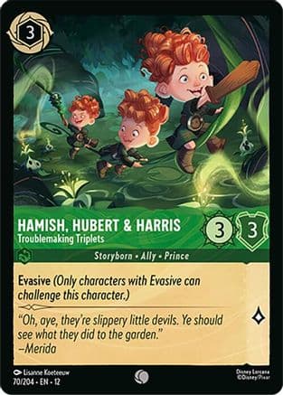 Hamish, Hubert & Harris - Troublemaking Triplets |  (70/204) [Wilds Unknown]