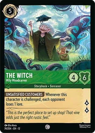 The Witch - Wily Woodcarver | Cold Foil (74/204) [Wilds Unknown]