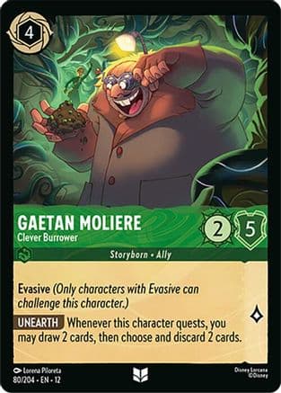 Gaetan Moliere - Clever Burrower | Cold Foil (80/204) [Wilds Unknown]