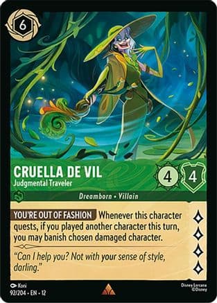 Cruella De Vil - Judgmental Traveler |  (92/204) [Wilds Unknown]