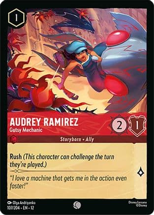 Audrey Ramirez - Gutsy Mechanic |  (107/204) [Wilds Unknown]