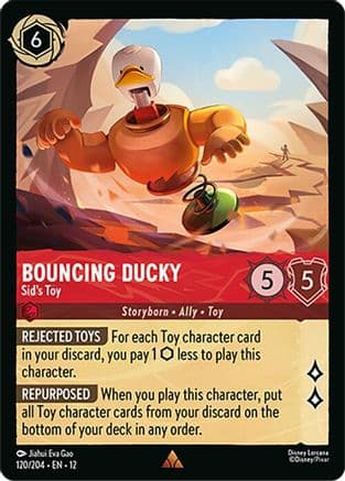 Bouncing Ducky - Sid's Toy | Cold Foil (120/204) [Wilds Unknown]