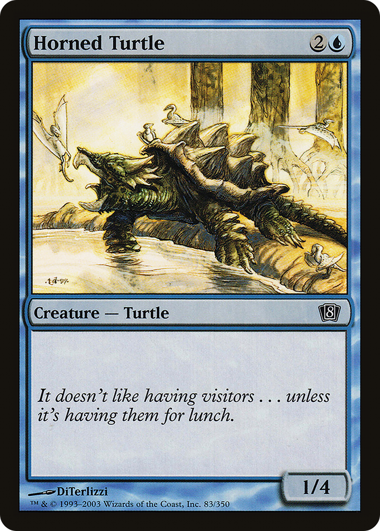 Horned Turtle [Eighth Edition] Foil