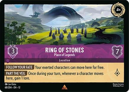 Ring of Stones - Place of Legends | Cold Foil (68/204) [Wilds Unknown]