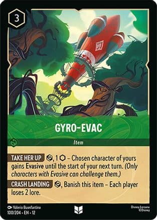 Gyro-Evac | Cold Foil (100/204) [Wilds Unknown]