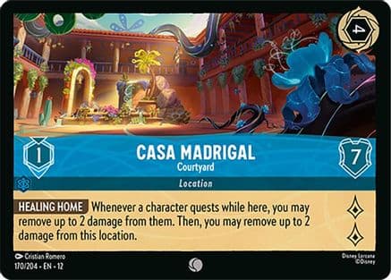 Casa Madrigal - Courtyard | Cold Foil (170/204) [Wilds Unknown]
