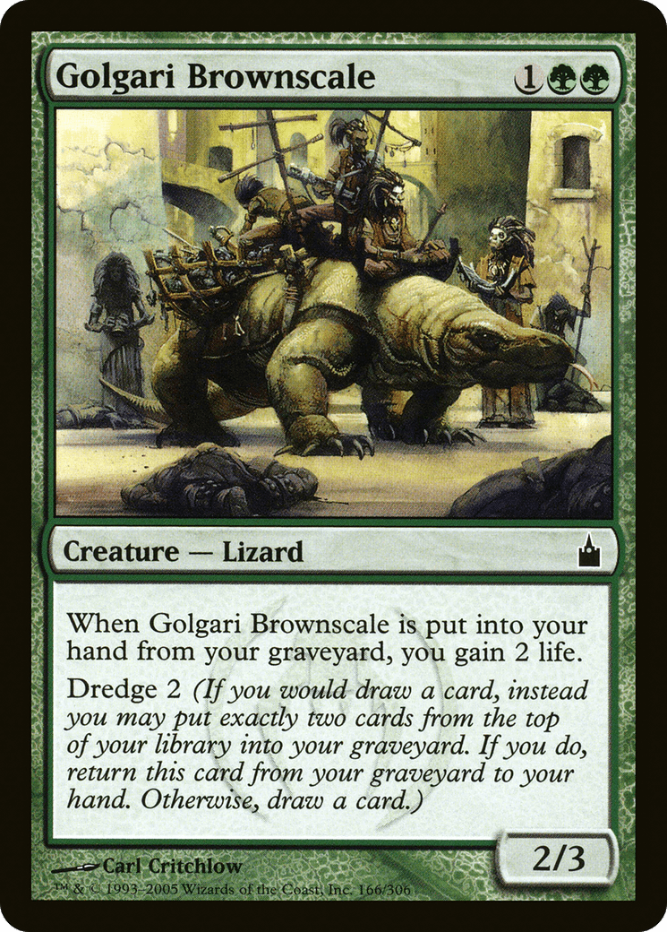 Golgari Brownscale [Ravnica: City of Guilds] Foil
