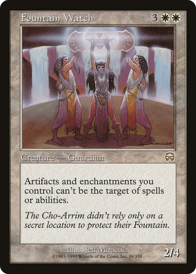 Fountain Watch [Mercadian Masques] Foil