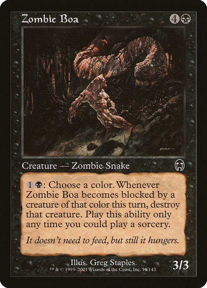 Zombie Boa 54/143 (Apocalypse) 