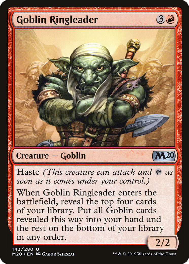Goblin Ringleader [Core Set 2020] Foil