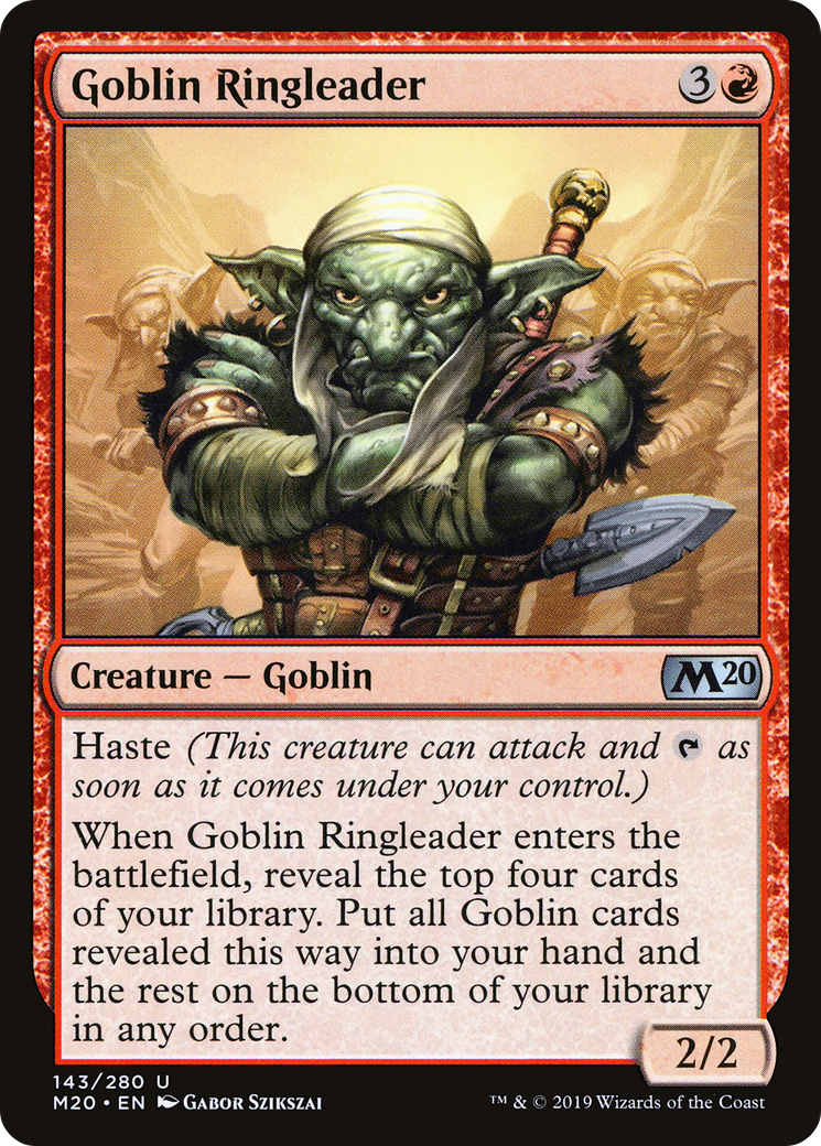 Goblin Ringleader [Core Set 2020] Foil