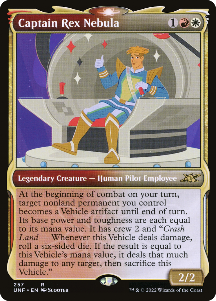 Captain Rex Nebula (Showcase) [Unfinity] Foil