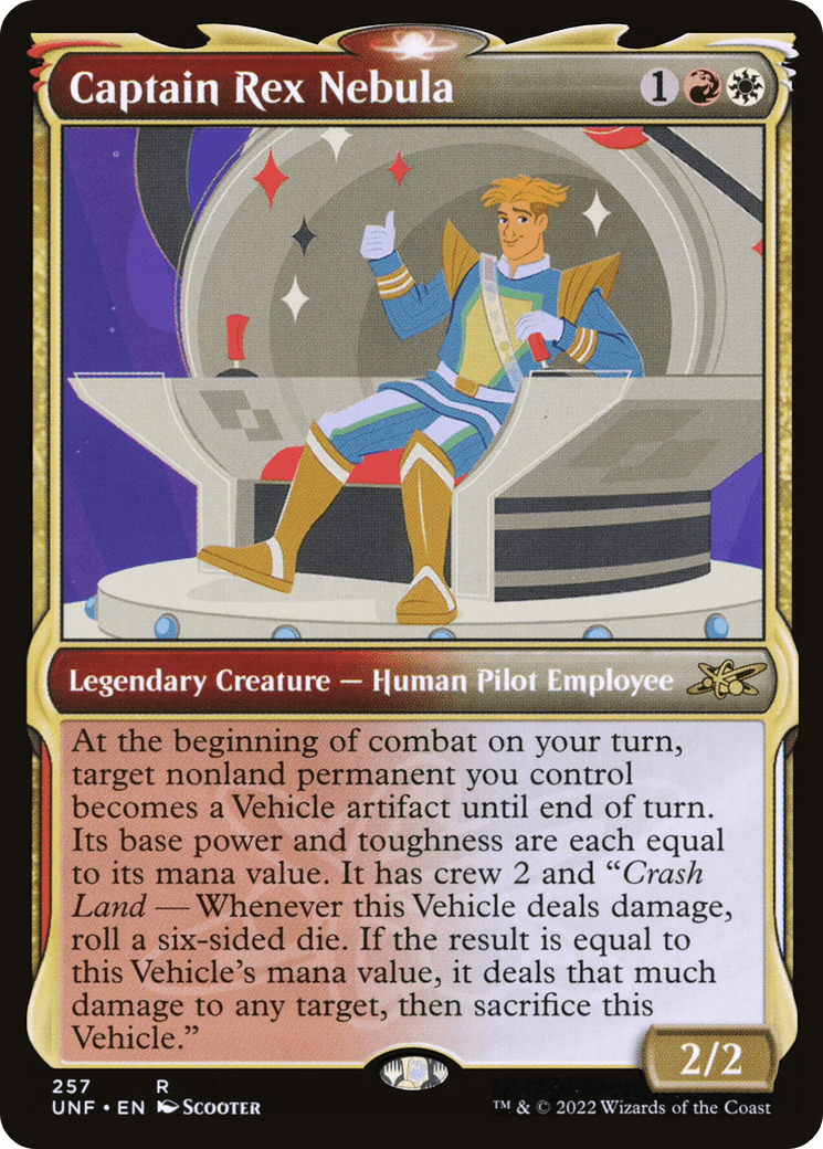 Captain Rex Nebula (Showcase) [Unfinity] Foil