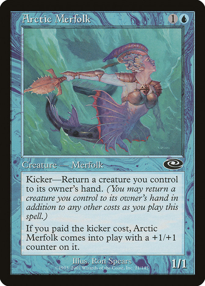 Arctic Merfolk 21/143 (Planeshift) 