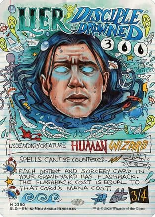Lier, Disciple of the Drowned |  Foil (2350) [Secret Lair Drop Series]