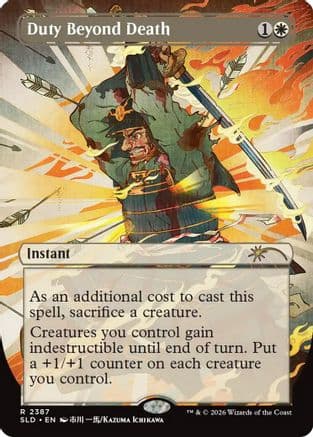 Duty Beyond Death |  Foil (2387) [Secret Lair Drop Series]