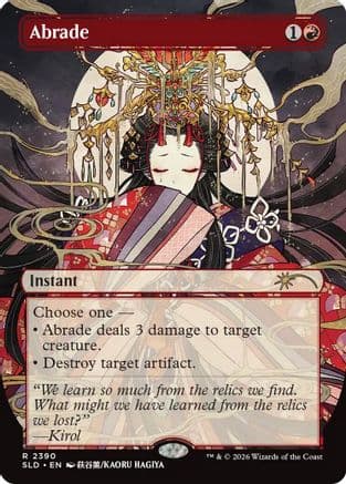 Abrade (2390) |  Foil (2390) [Secret Lair Drop Series]