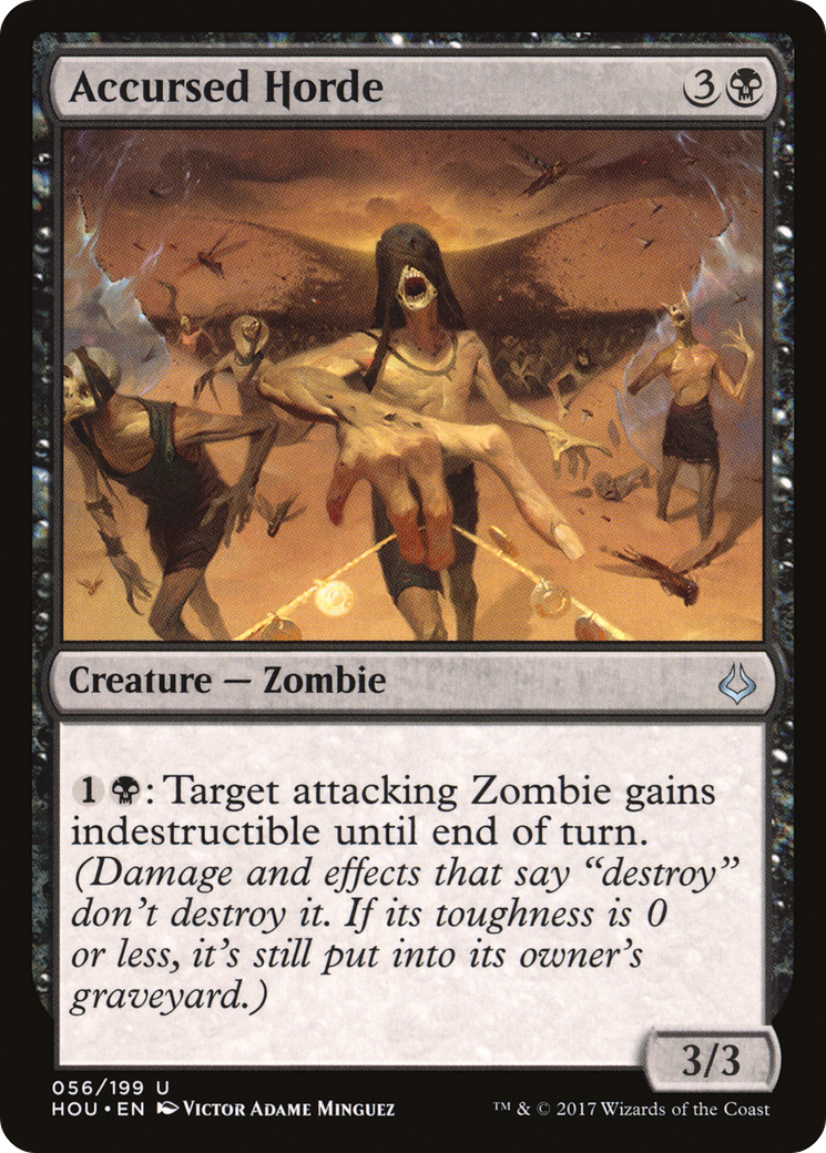 Accursed Horde [Hour of Devastation] Foil