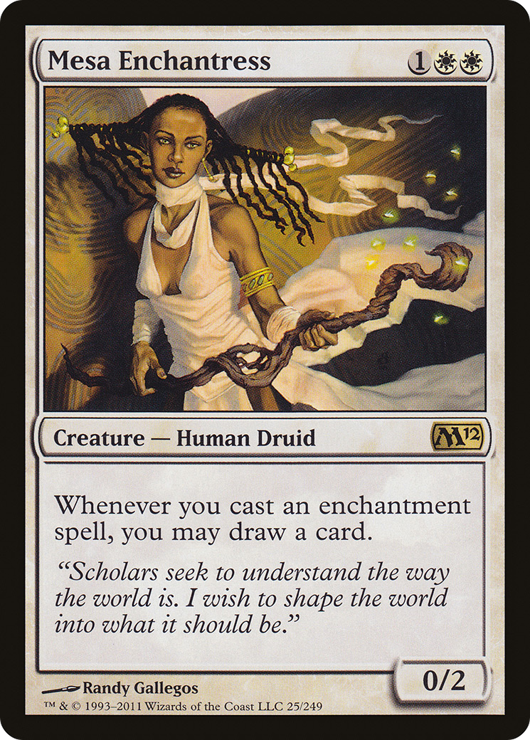 Mesa Enchantress [Magic 2012] Foil