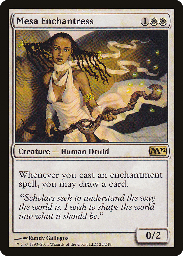 Mesa Enchantress [Magic 2012] Foil