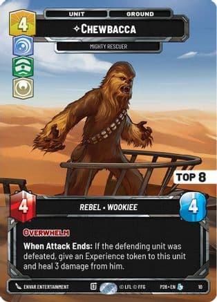 Chewbacca - Mighty Rescuer (Top 8) | Foil (10)  [Organized Play Promos]