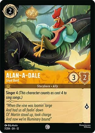 Alan-a-Dale - Loyal Bard |  (7/204) [Wilds Unknown]
