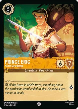 Prince Eric - Noble Swordsman | Cold Foil (8/204) [Wilds Unknown]