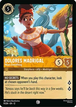 Dolores Madrigal - Hears Everything | Cold Foil (9/204) [Wilds Unknown]