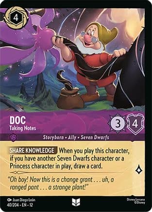 Doc - Taking Notes (Foil) | Cold Foil (40/204) [Wilds Unknown]
