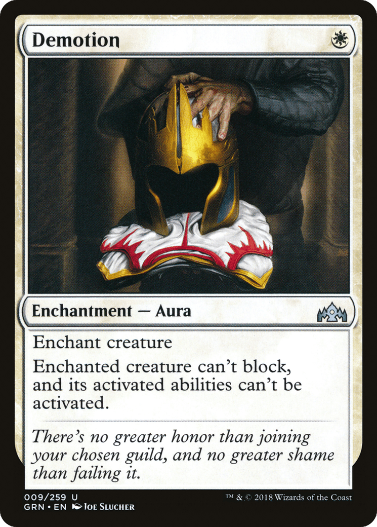 Demotion [Guilds of Ravnica] Foil