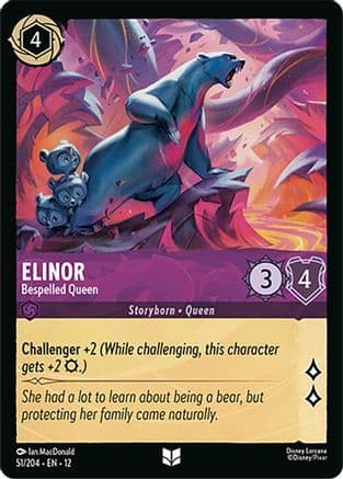 Elinor - Bespelled Queen | Cold Foil (51/204) [Wilds Unknown]