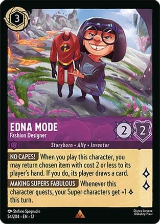 Edna Mode - Fashion Designer | Cold Foil (54/204) [Wilds Unknown]