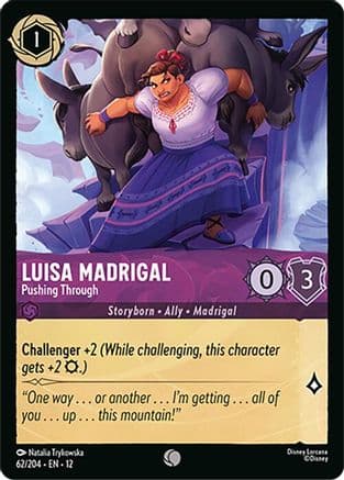 Luisa Madrigal - Pushing Through | Cold Foil (62/204) [Wilds Unknown]