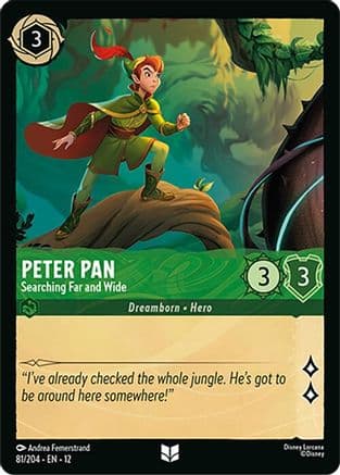 Peter Pan - Searching Far and Wide |  (81/204) [Wilds Unknown]