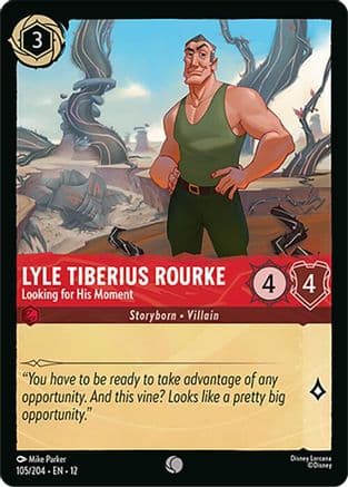 Lyle Tiberius Rourke - Looking for His Moment | Cold Foil (105/204) [Wilds Unknown]
