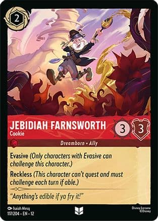 Jebidiah Farnsworth - Cookie | Cold Foil (117/204) [Wilds Unknown]