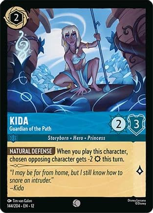 Kida - Guardian of the Path | Cold Foil (144/204) [Wilds Unknown]