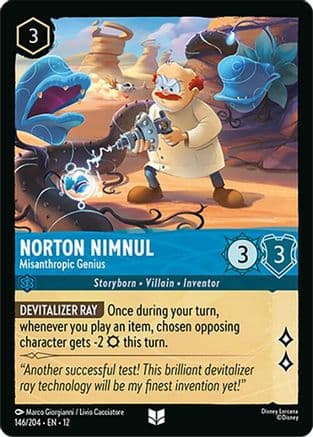 Norton Nimnul - Misanthropic Genius | Cold Foil (146/204) [Wilds Unknown]