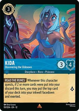 Kida - Discovering the Unknown | Cold Foil (157/204) [Wilds Unknown]